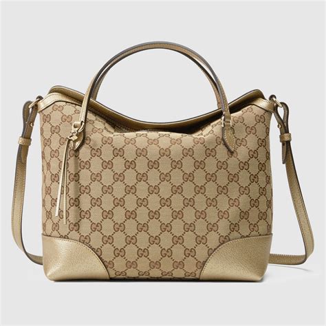 bree originall gucci braided handle handle bag|Gucci Original GG Canvas Bree Top Handle Tote Small .